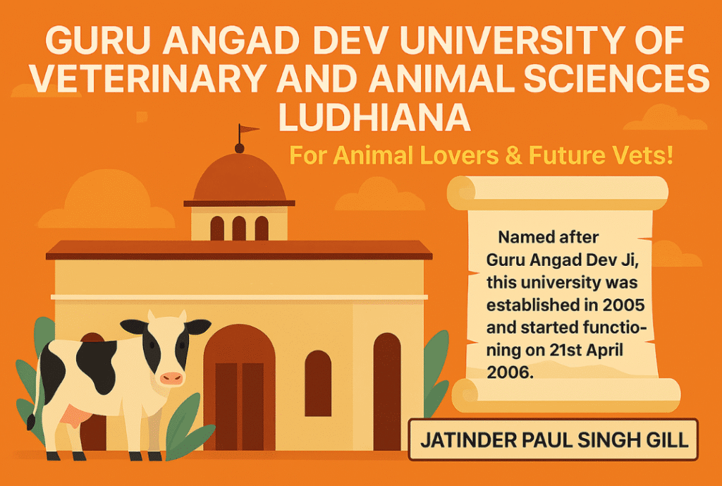 Guru Angad Dev University of Veterinary and Animal Sciences, Ludhiana