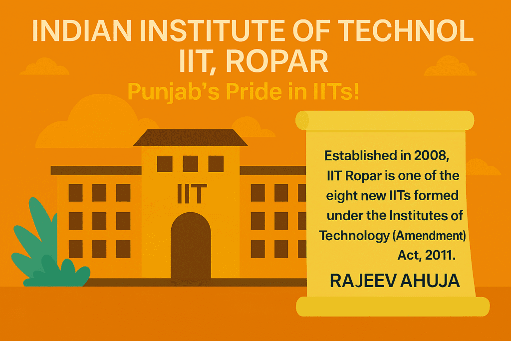 Indian Institute of Technology (IIT), Ropar