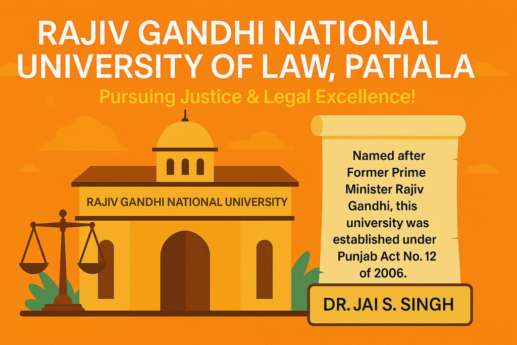 Rajiv Gandhi National University of Law, Patiala
