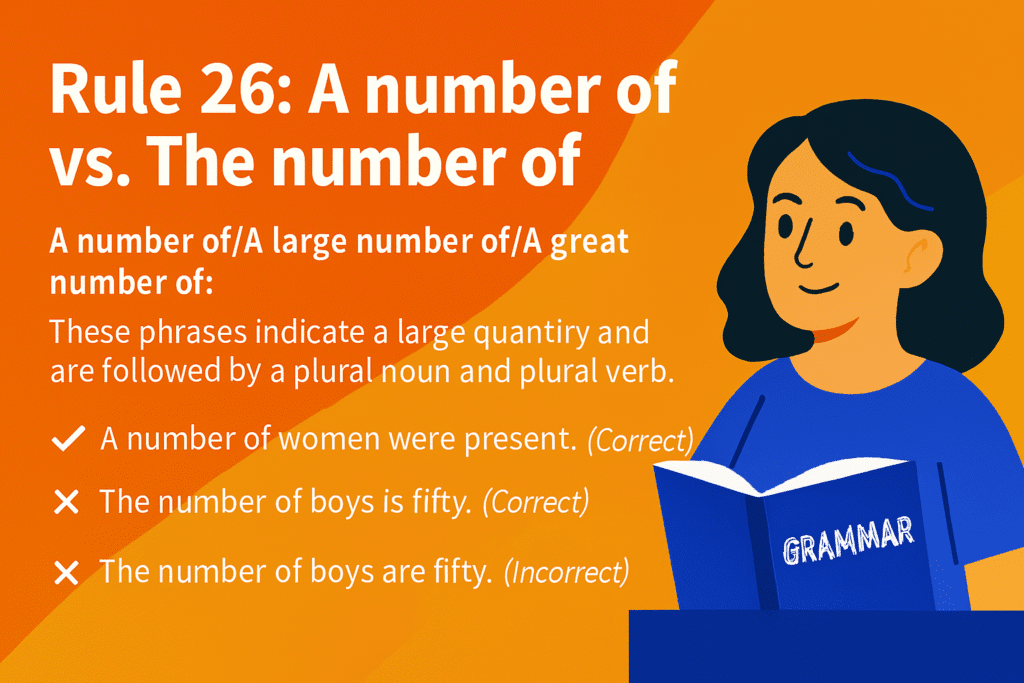 A number of vs. The number of (English Grammar Rule)