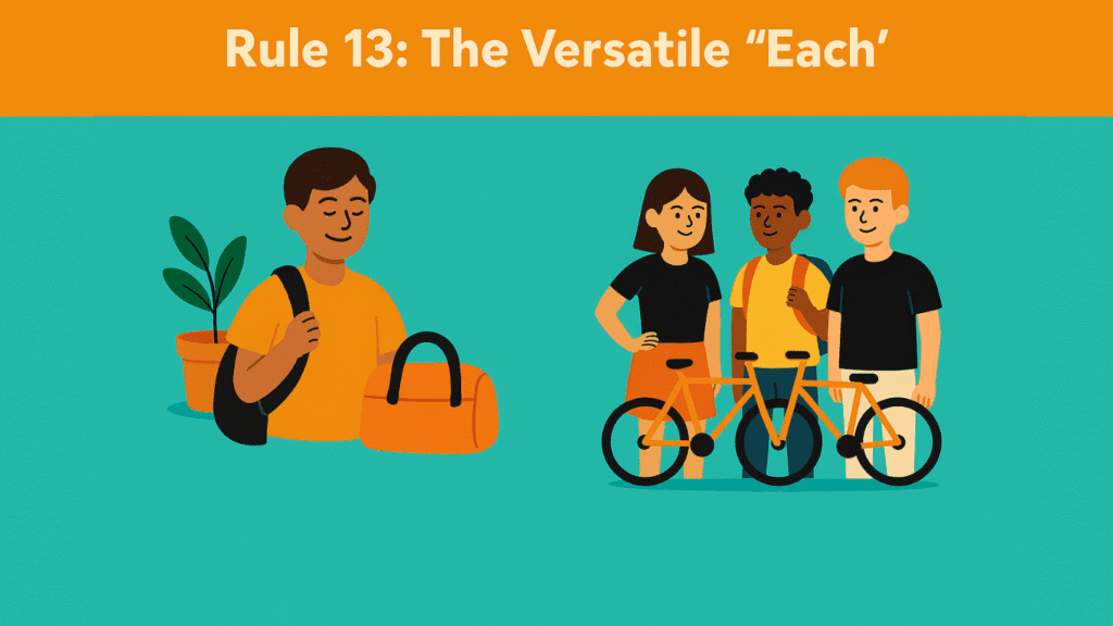 Rule 13 The Versatile “Each”