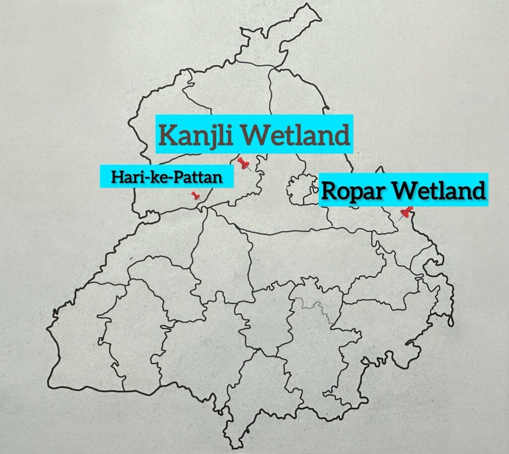 Ramsar Sites in Punjab