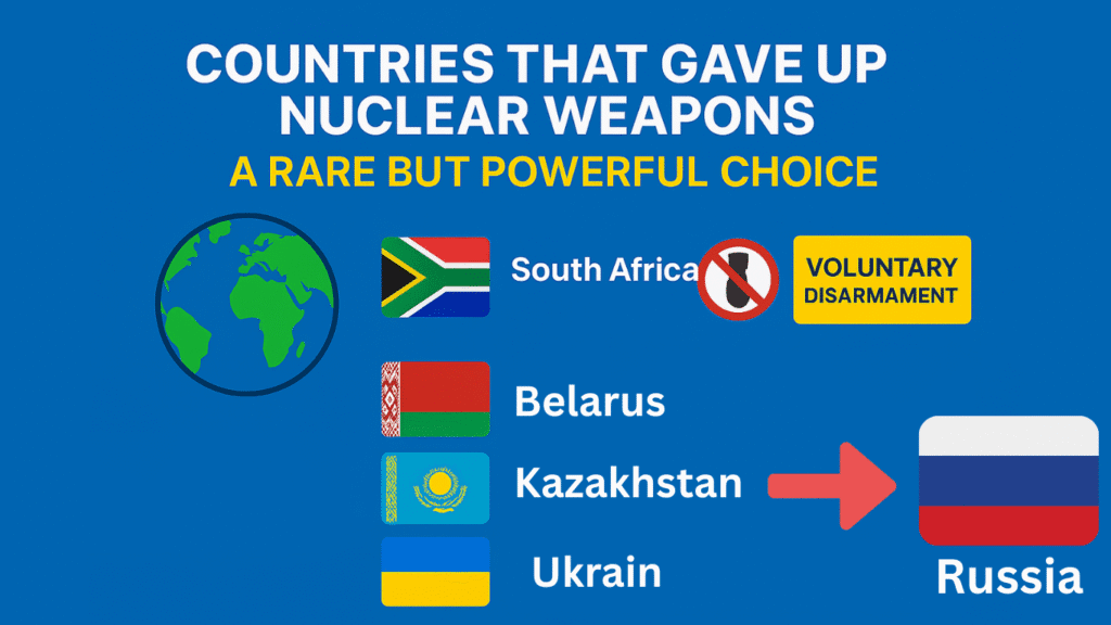 Countries That Gave Up Nuclear Weapons