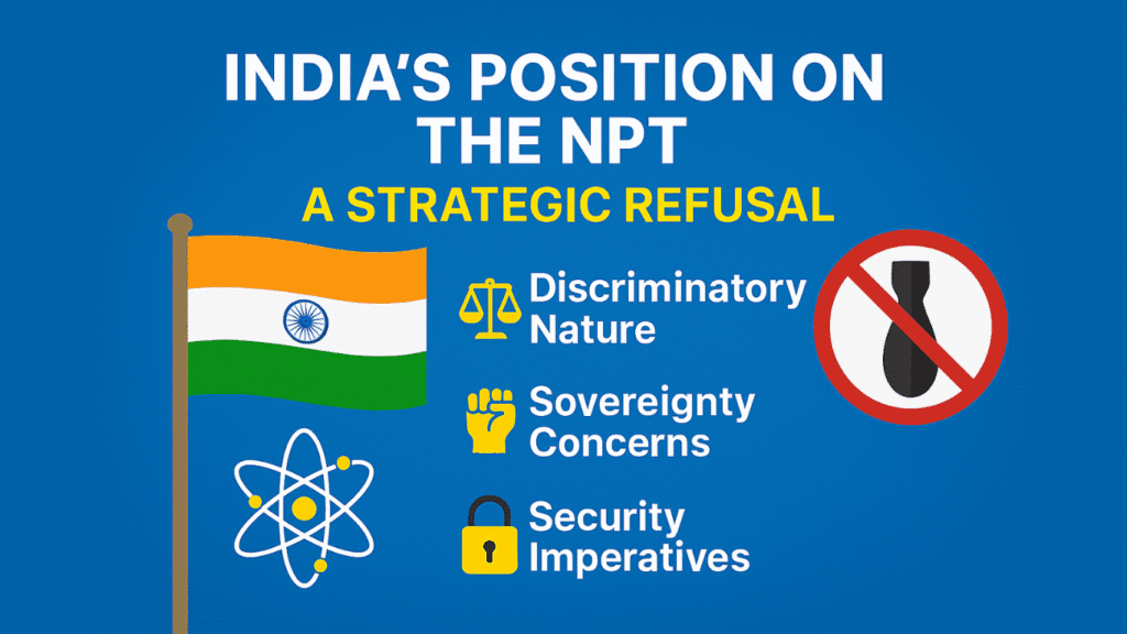India’s Position on the NPT