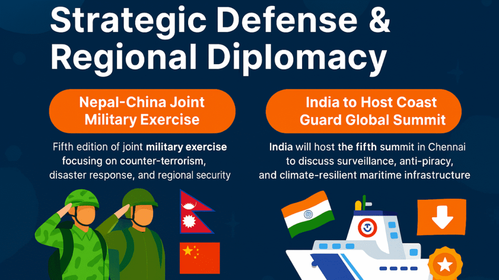 Strategic Defense & Regional Diplomacy