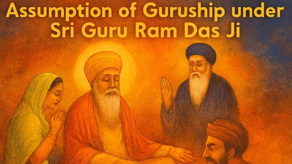 Becoming the Fourth Guru of Guru Ram Das ji