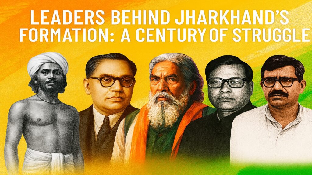 Leaders Behind Jharkhand’s Formation