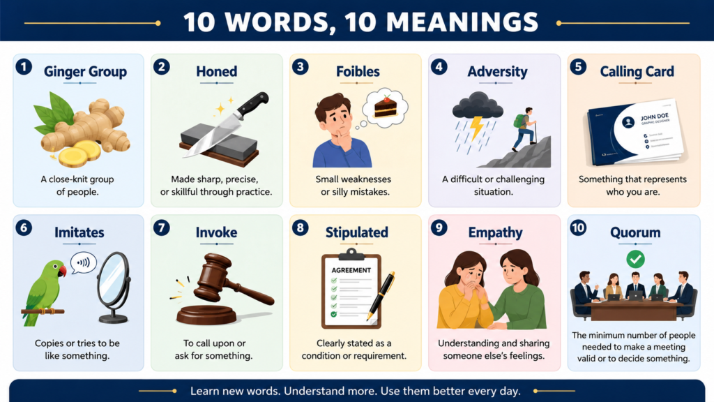 Vocabulary